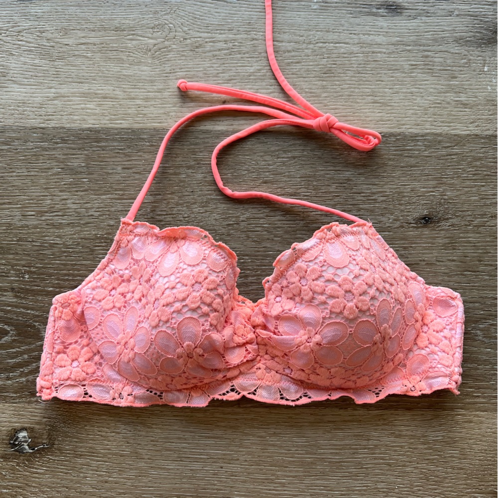 VS coral swim halter top